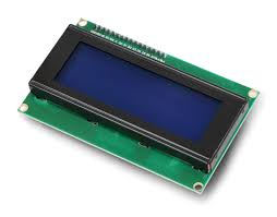 Character LCD 4x20 with large digits and blue backlight