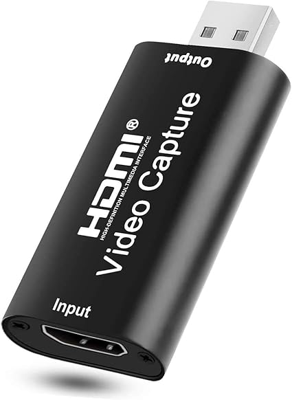Genrics Blueland portable video capture card hdmi to usb 2.0 1080p video record via dslr camcorder action cam for game stream mobile live broadcast