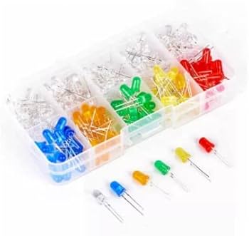LED Pack 5mm Mixed (50 LED) + Free Storage Box