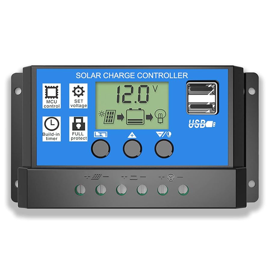 Solar Charge Controller Regulator( 12V/24V ) 10A