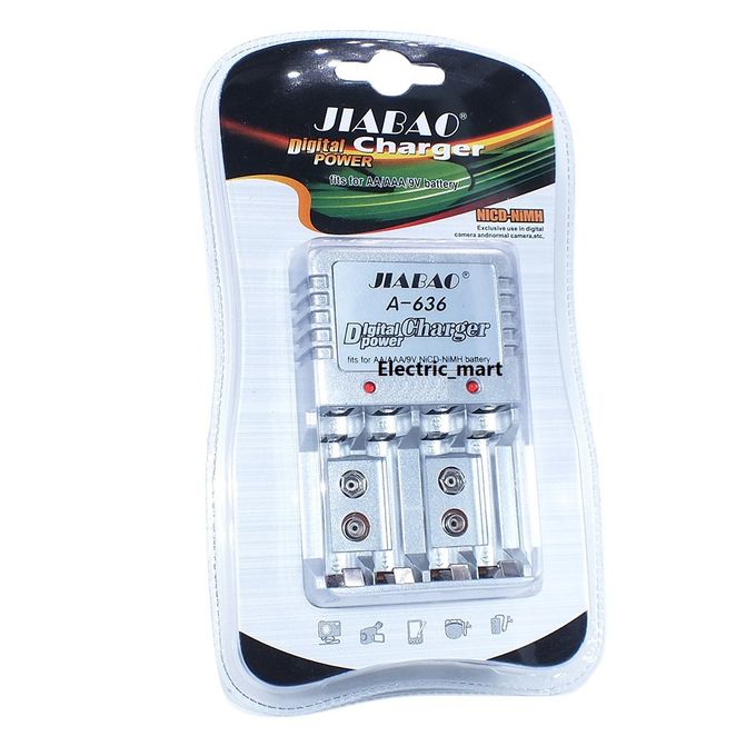 JB-636 Battery Charger Used for AA/AAA NICD/NIMH Rechargeable Batteries