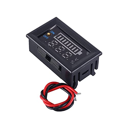 Lithium Battery Capacity Meter Tester – LED Display Voltmeter