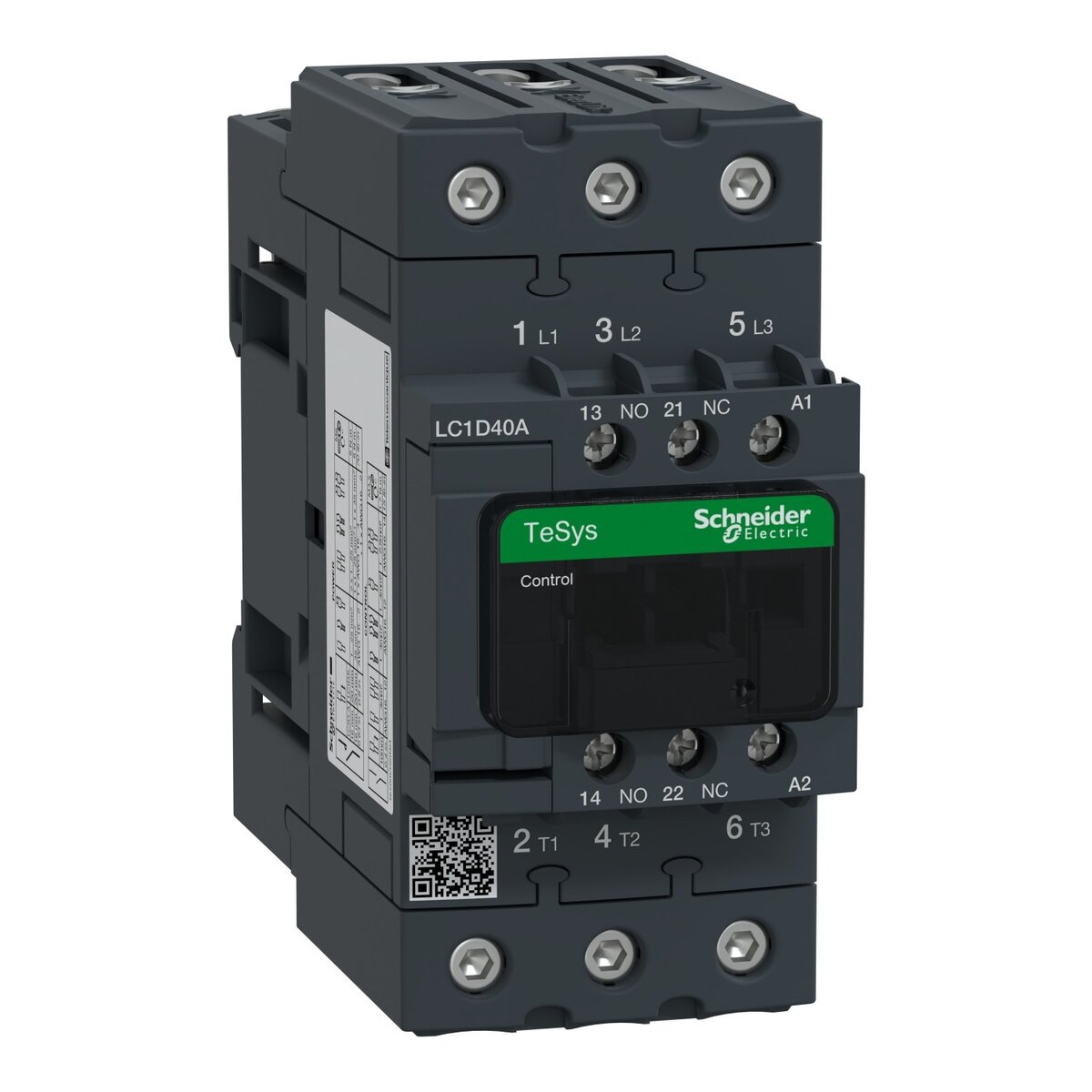 Schneider LC1D40AF7 | TeSys D contactor – 3P(3 NO) – AC-3 – <= 440 V 40 A – 110 V AC 50/60 Hz coil