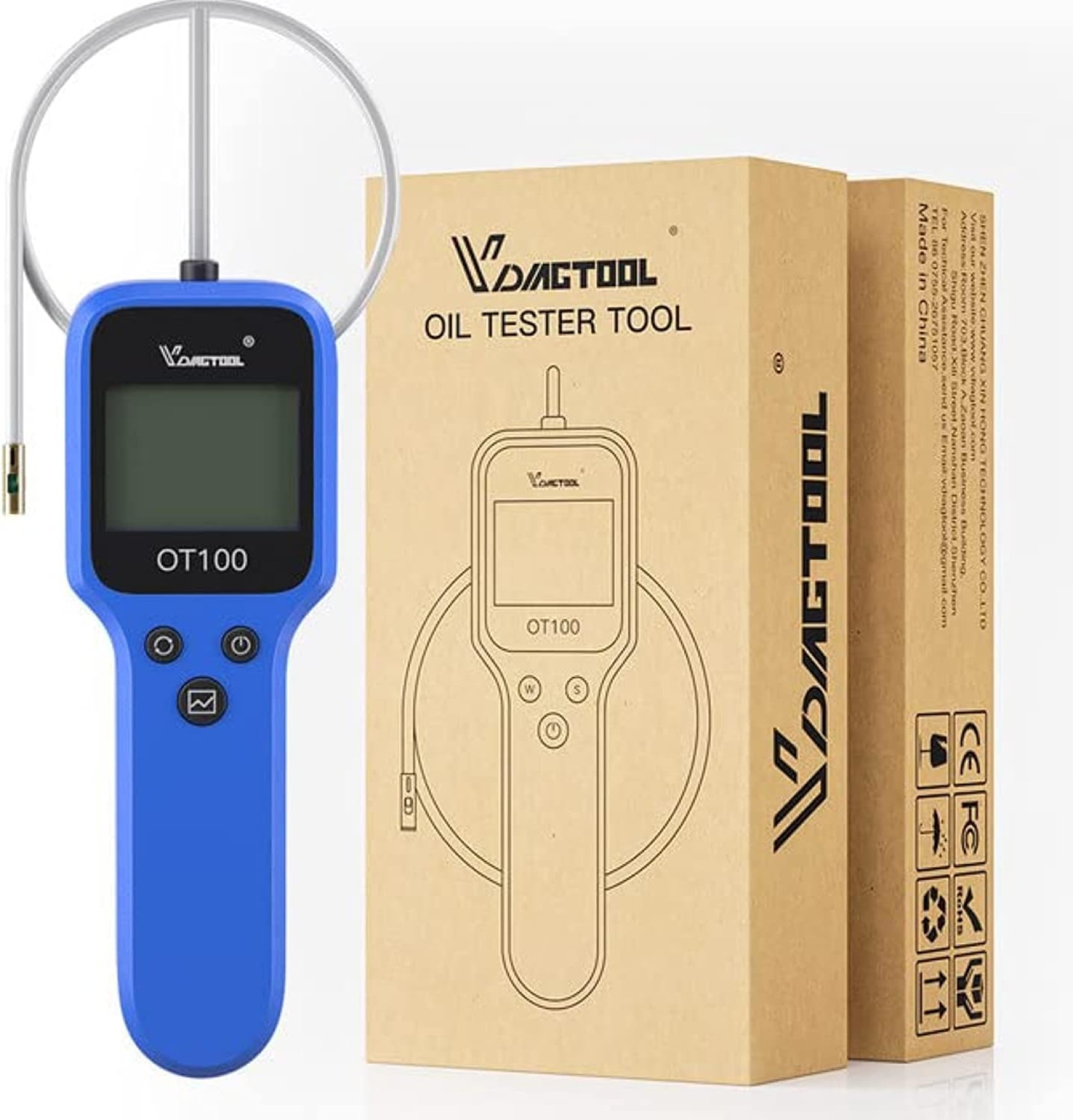 VDIAGTOOL OT100 Auto Engine Oil Tester Car Oil Quality Detectoresting Checker