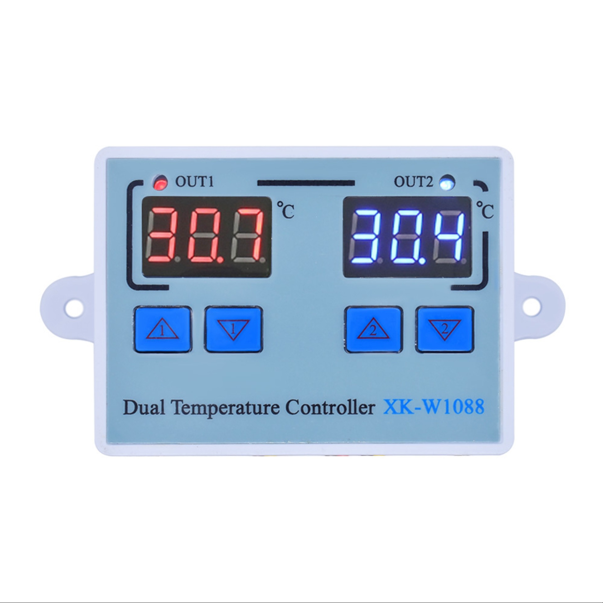 XH-W1088 220Vac Dual Digital Programmable Temperature Controller 10A