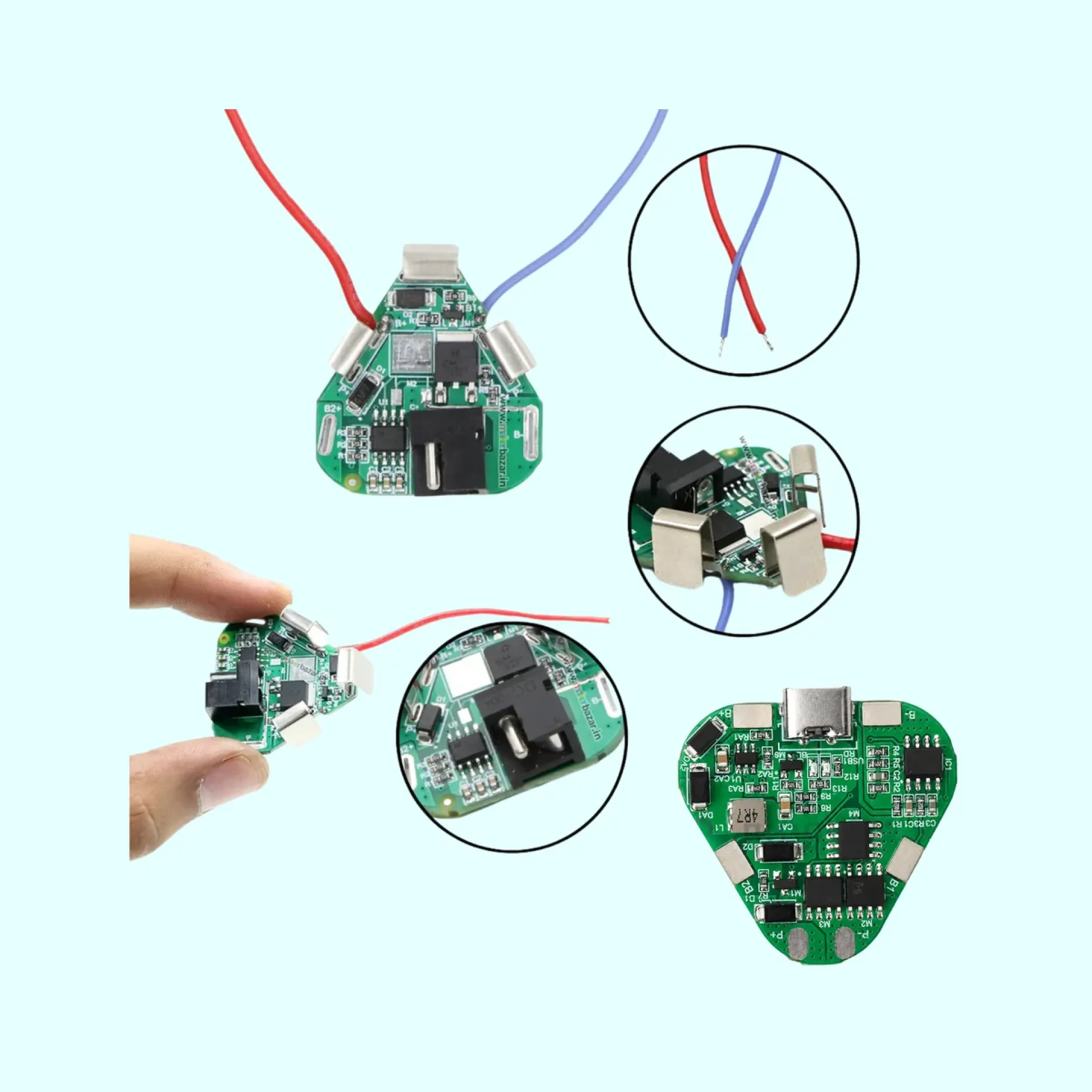 3S 12V 15A BMS 18650 Lithium Battery Protection Board for Cordless Hand-Drill Machine